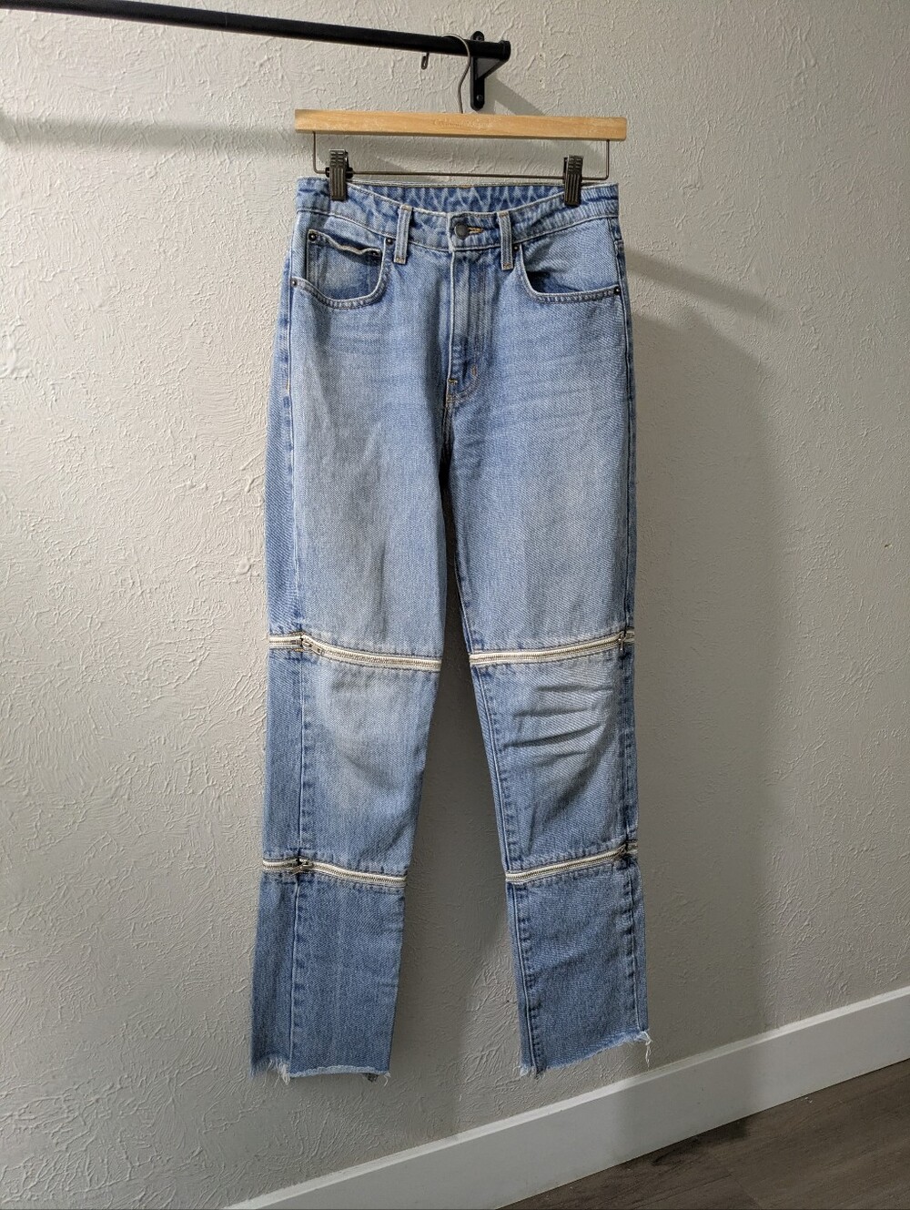 LF Carmar Juliet Zipper High-Waist Straight Leg Convertible Jeans